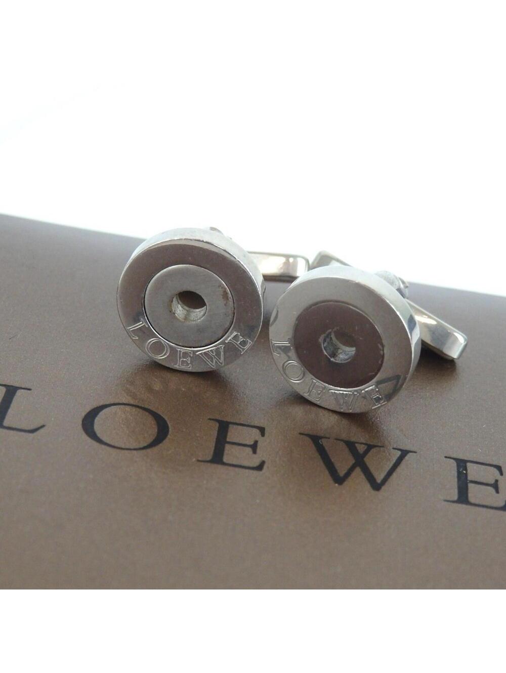 Authentic LOEWE Cuff Links metal[Used]